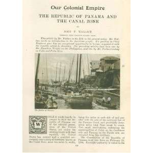  1908 Republic of Panama Canal Zone Culebra Colon 