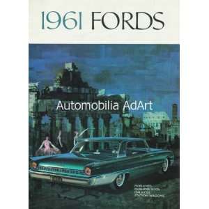  1961 Ford Cars Sales Brochure 
