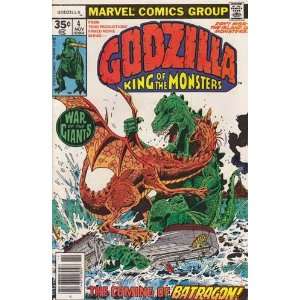 Comics   Godzilla Comic Book #4 (Nov 1977) Fine 