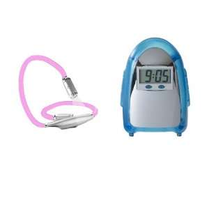   PI 422 Twist A Lite in Pink with Blue Eco Friendly Water Powered Clock
