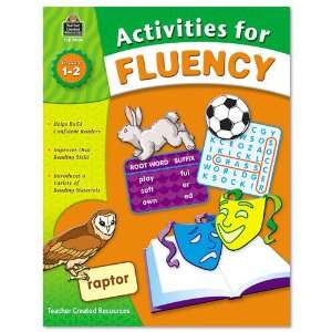 Teacher Created Resources  Activities For Fluency, Grades 1 to 2, 144 