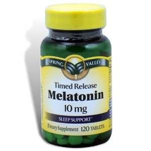  Spring Valley   Melatonin 10 mg, Timed Release, 120 