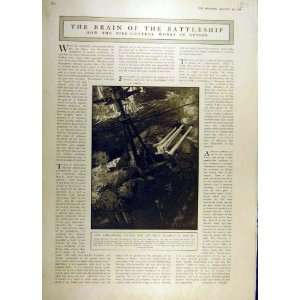 1916 Battleship Fire Control Ww1 War Weapons Print 
