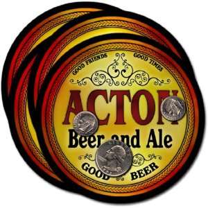  Acton, ME Beer & Ale Coasters   4pk 