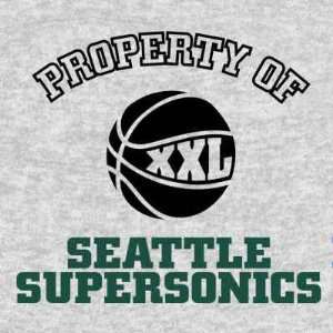  Seattle Super Sonics Property Of Blanket Sports 