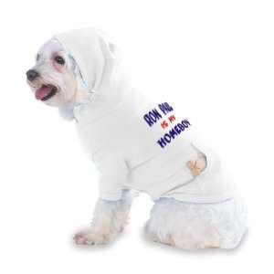 RON PAUL IS MY HOMEBOY Hooded (Hoody) T Shirt with pocket for your Dog 