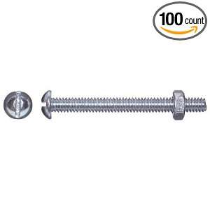 ROC 3503 558 Slotted Round Head Stove Bolt 1/4 20 Thd., 4. Long 