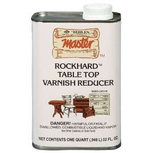  Rockhard Table Top Varnish Reducer, Quart