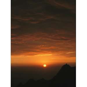 Dramatic High Altitude Sunset in the Andes Mountains Photographic 