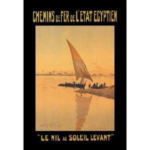  Nil au Soleil Levant (Sunrise on the Nile) 20x30 Canvas 