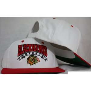   Snapback White / Red Two Tone Adjustable Plastic Snap Back Hat / Cap