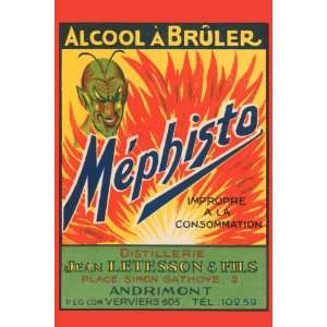  Mephisto   Alcool A Bruler 20x30 Canvas