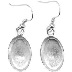    Base Elements Oval Dangle Earring Bases 1 Pair/Pkg