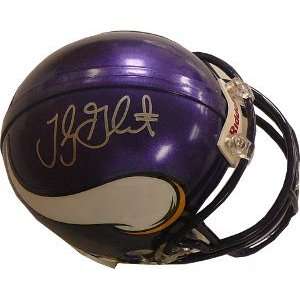  Toby Gerhart signed Minnesota Vikings Replica Mini Helmet 