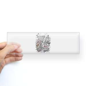  Bumper Sticker Clear Live For Rock Guitar Skull Roses and 
