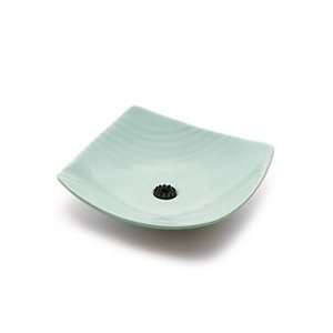  Yukari Green Wave Plate   Decorative Incense Holder From 