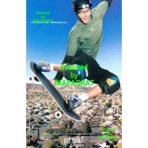  2004 Got Milk Bob Burnquist Skateboarder; Photo Print Ad 