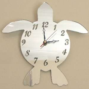  Turtle Acrylic Mirror Clock 35cm X 30cm