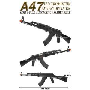  Metal Electric AK47 SEmi & Full Automatic Airsoft Assault 