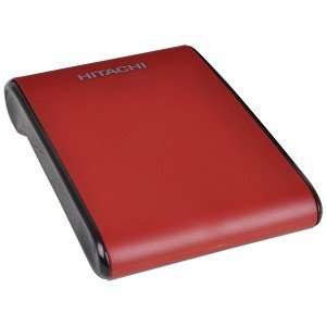  Hitachi X320 320GB USB 2.0 2.5 External Hard Drive (Red 