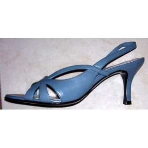  Naturalizer Prissy strappy blue grey Dress Shoes 