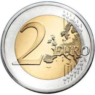 Ek // 2 Euro  10 YEAR OF EMU  20 COINS  