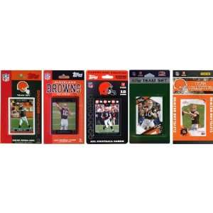   Browns 5 Different Licensed Trading Card Team Sets