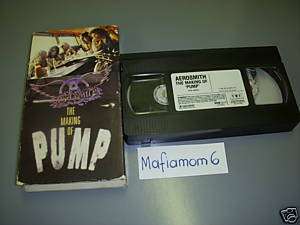Aerosmith The Making of Pump VHS RARE OOP Documentary 044744906433 