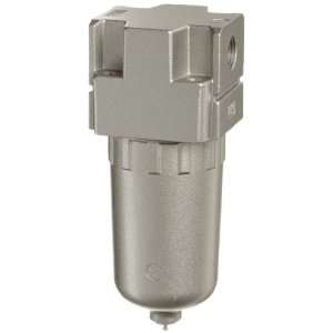 SMC AF20 N01 2Z Compressed Air Filter, Removes Particulate, Metal Bowl 
