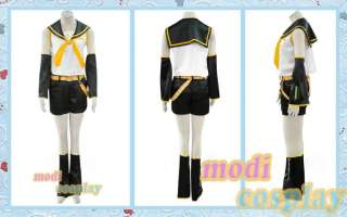 Vocaloid Kagamine Rin Anime Cosplay Costumes,all size  