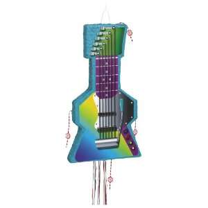  3d Rock Guitar Pull String Pinata 35 Long Toys & Games