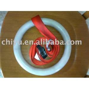  cy fs03 white + red fitness equipment professional rings 