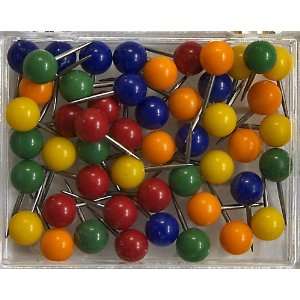  1/4 Inch Map Tacks   Assorted Colors