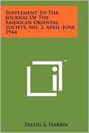   The Journal Of The American Oriental Society, No. 3, April June 1944