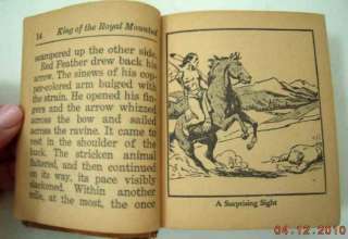 antique ZANE GREY BIG LITTLE BOOK king of royal mounted  