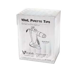 VistaLab 4058 6100 Micro Pipette VistaClear Tip, 10mL Volume (Box of 