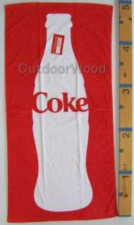 Coca Cola Coke Super Soft Velour Pool & Beach Towel NEW 843747014196 