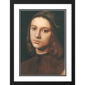  Perugino, Pietro 28x38 Framed and Double Matted Portrait 