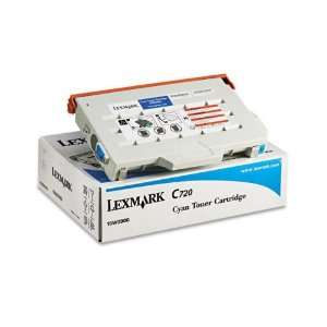  Lexmark C720 OEM Cyan Toner Cartridge   7,200 Pages Electronics