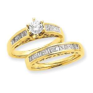 14K Diamond Engagement Ring Semi Mount Diamond quality AA (I1 clarity 