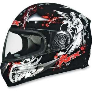   AFX FX 90 Helmet , Color Black Angel, Size XL 0101 4377 Automotive