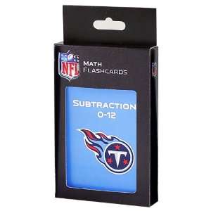  NFL Tennessee Titans Subtraction Flash Cards Sports 