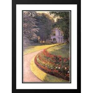  The Park at Yerres 25x29 Framed and Double Matted Art 