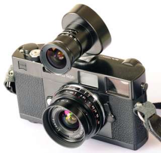 Voigtlander 15 35 Zoomfinder mounted on Zeiss Ikon 35mm film body 