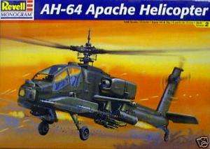 AH 64 APACHE HELICOPTER 1/48 REVELL MODEL KIT 855443  