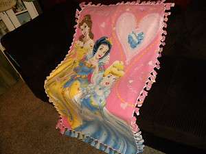 Disney Princesses Snow White, Cinderella, Belle, handmade no sew 