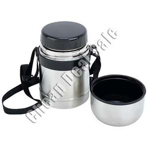 Thermos 1/2 Liter Stainless Steel Vacuum Soup Container Bowl Cup Dome 