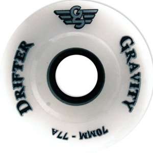  Gravity Drifter 77a 70mm Ice White Skate Wheels Sports 