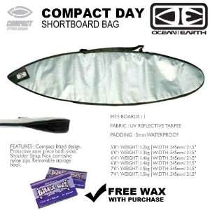  Ocean and Earth Compact Day Use Surfboard Bag Sports 
