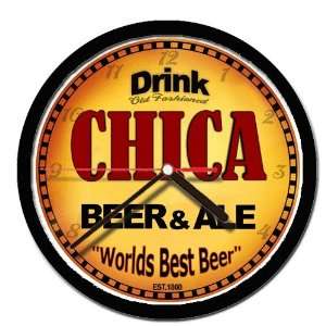  CHICA beer and ale cerveza wall clock 